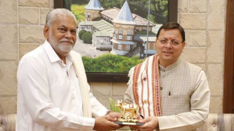 सीएम धामी ने की पशुपालन एवं डेयरी मंत्री परुषोत्तम रूपाला से भेंट, हुई ये चर्चा…