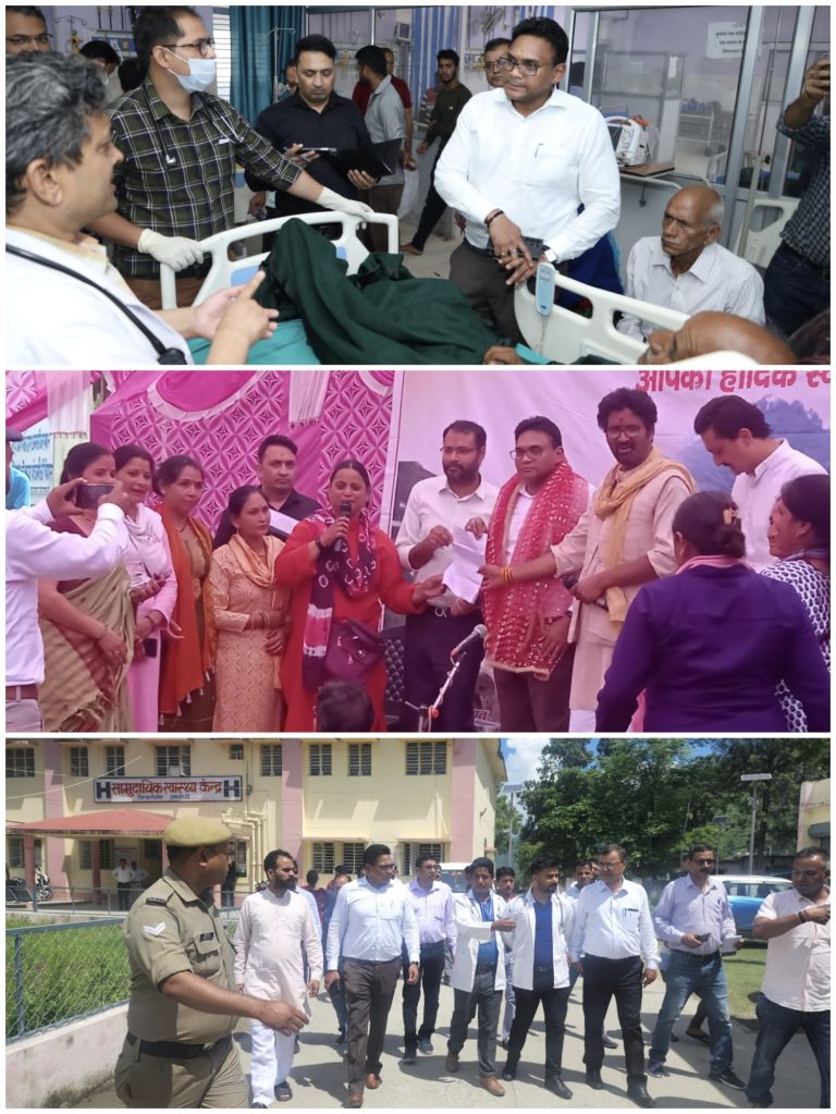 उत्तरकाशी : स्वास्थ्य सचिव डा.आर राजेश कुमार ने जिला अस्पताल व सीएचसी चिन्यालीसौड़ का किया निरीक्षण, कहा जिला अस्पताल में एक सर्जन की व्यवस्था की जायेगी