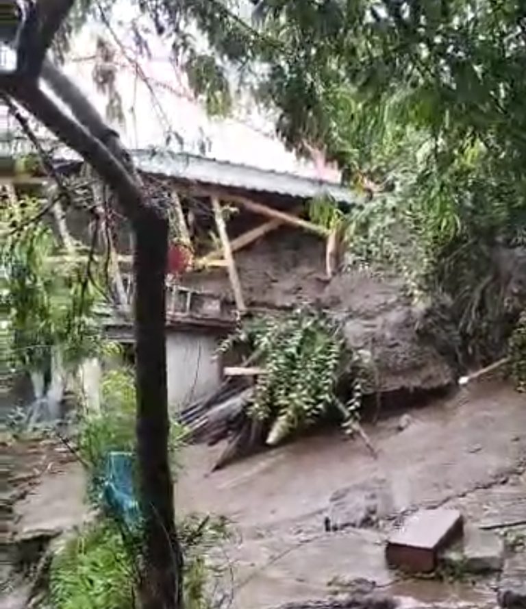 उत्त्तरकाशी : मोरी नैटवाड़ में अतिवृष्टि होने से सेब का बगीचा और माकन छतिग्रस्त