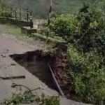 दून-दिल्ली राजमार्ग पर मोहंड में भारी बारिश से धंसी सड़क…