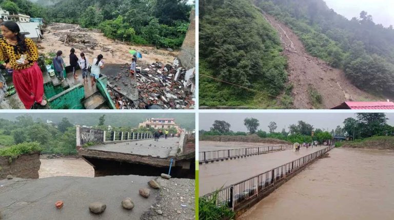 उत्तराखंड में बारिश मचा रही तबाही, मासूम सहित एक साधू की मौत, अन्य घायल…