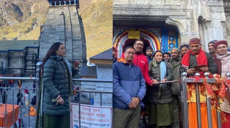 बदरीनाथ-केदारनाथ दर्शन के लिए पहुंची अभिनेत्री रानी मुखर्जी, की पूजा अर्चना…