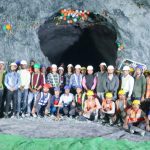 रुद्रप्रयाग विधायक भरत सिंह चौधरी ने किया निर्माणाधीन सुरंग का निरीक्षण