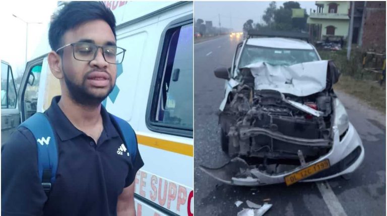 दो वाहनों की भीषण टक्कर में प्रशिक्षु आईएएस समेत दो लोग बुरी तरह घायल…