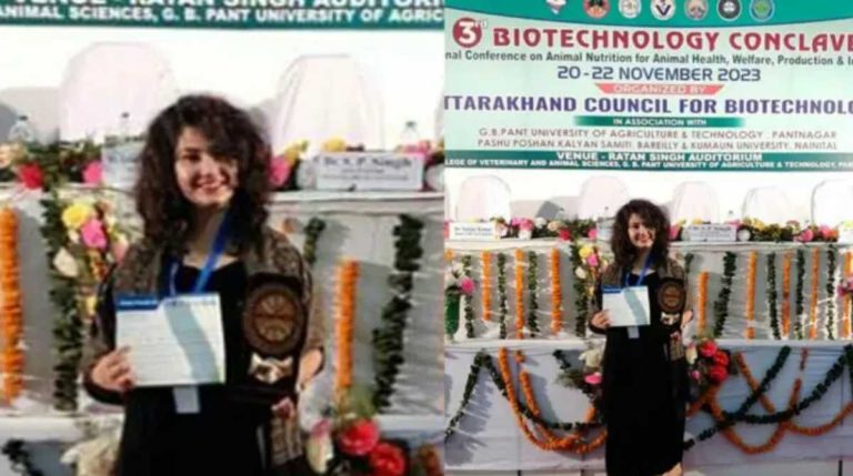 स्वाति जोशी ने बढ़ाया प्रदेश का मान, मिला नेशनल यंग साइंटिस्ट अवार्ड…