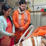 नि .महापौर ऋषिकेश अनिता ममगाईं ने जगद्गुरु रामभद्राचार्य से मुलाकात कर कुशल क्षेम पूछी…