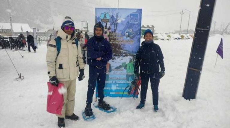 नेशनल स्नो शू प्रतियोगिता में उत्तराखंड की बेटी ने जीता गोल्ड मेडल…