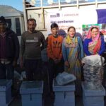 चमोली जनपद के नारायणबगड़ ब्लॉक में सेवा इंटरनेशनल ने बाटे मधुमक्खी के बक्से