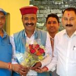 भाजपा जिलाध्यक्ष नियुक्त होने पर नागेंद्र चौहान को पूर्व विधायक विजयपाल सजवाण ने दी शुभकामनाएं