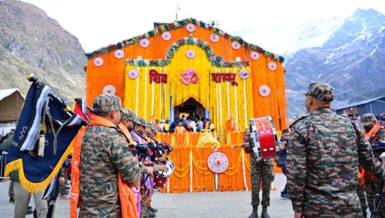 विधि-विधान से खुले श्री केदारनाथ धाम के कपाट