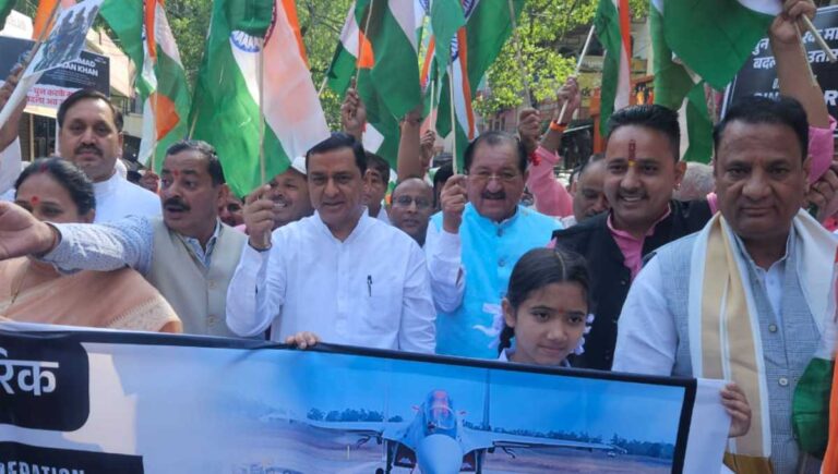 रुद्रप्रयाग: गढ़वाल सांसद के नेतृत्व में संपन्न हुआ तिरंगा शौर्य सम्मान