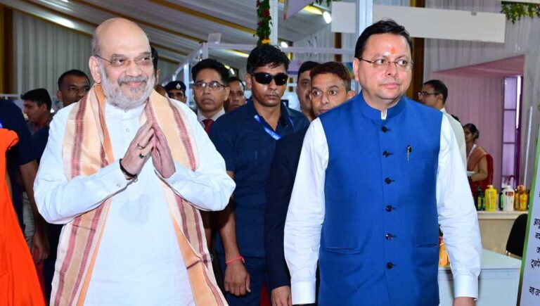 केंद्रीय गृह मंत्री अमित शाह बोले, पारदर्शिता, तीव्रता और दूरदर्शिता के साथ काम कर ही है धामी सरकार