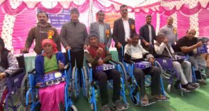 डीएम सविन बंसल के निर्देशन में 9 शिविरों में 3,447 दिव्यांग व वरिष्ठजनों को निःशुल्क सहायक उपकरण वितरित…