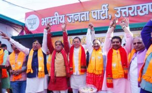 भाजपा की जीत पर देहरादून में जश्न, धामी बोले—गंगोत्री से गंगासागर तक देश भगवामय…