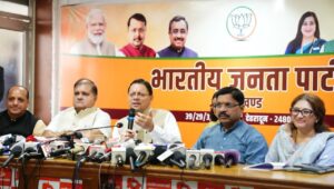 प्रदेशभर में भाजपा चलाएगी ‘लोकतंत्र बचाओ, अराजकता हटाओ’ अभियान : धामी